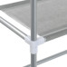 Etajeră Deasupra Toaletei 2 Polițe, Gri, 53,5X28X143 Cm, Fier