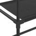Raft De Mașină De Spălat 2 Polițe Negru 71X29,5X170,5 Cm Fier