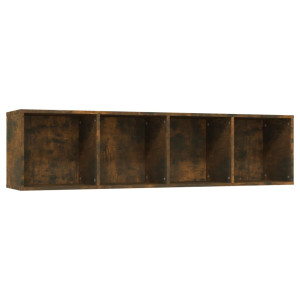 Bibliotecă/Dulap Tv Stejar Fumuriu 143X30X36Cm Lemn Prelucrat