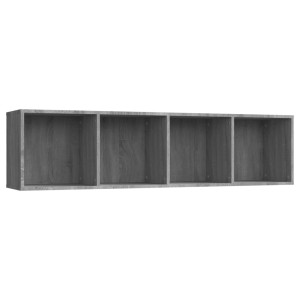 Bibliotecă/Dulap Tv, Gri Sonoma, 143X30X36 Cm, Lemn Prelucrat