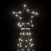 Brad De Crăciun Cu Țăruș, 200 Led-Uri, Alb Rece, 180 Cm
