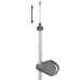 Raft De Colț Pentru Duș Telescopic 4 Niveluri Argintiu Aluminiu