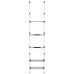 Raft Telescopic De Grădină Cu 3 Rafturi, Argintiu, Aluminiu