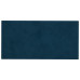 Panouri De Perete 12 Buc. Albastru 30X15 Cm Catifea 0,54 M²