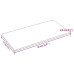 Panouri De Perete 12 Buc. Albastru 30X15 Cm Catifea 0,54 M²