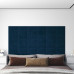 Panouri De Perete 12 Buc. Albastru 30X15 Cm Catifea 0,54 M²