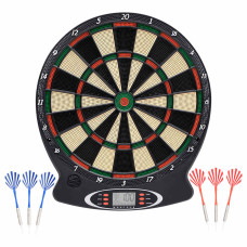 Placă Electrică De Darts Cu Săgeți Din Polipropilenă Neagră