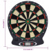 Placă Electrică De Darts Cu Săgeți Din Polipropilenă Neagră