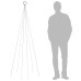 Brad De Crăciun Pe Catarg, 108 Led-Uri, Albastru, 180 Cm