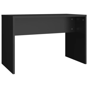 Taburet De Toaletă, Negru, 70X35X45 Cm, Lemn Prelucrat