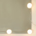 Masă De Toaletă Cu Led, Gri Sonoma, 86,5X35X136 Cm
