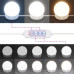 Masă De Toaletă Cu Led, Gri Sonoma, 86,5X35X136 Cm