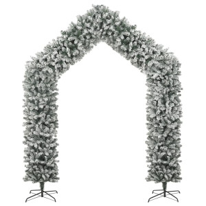 Arcadă Pom De Crăciun Cu Zăpadă Pufoasă, 270 Cm