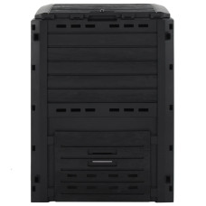 Compostor De Grădină, Negru, 280 L, Polipropilenă