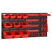 Set Rafturi Atelier 35 Buc. Roșu / Negru 77X39 Cm Polipropilenă