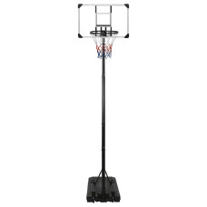 Suport Coș De Baschet, Transparent, 280-350 Cm, Policarbonat
