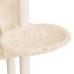 Ansamblu De Pisici Cu Stâlpi Din Funie De Sisal, Crem, 108,5 Cm