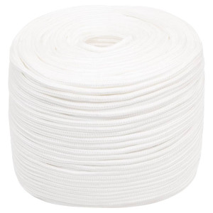 Frânghie De Barcă, Alb Complet, 10 Mm, 25 M, Polipropilenă