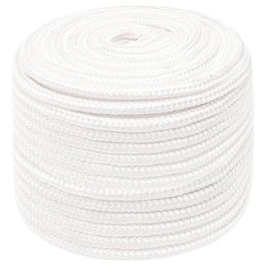 Frânghie De Barcă, Alb Complet, 12 Mm, 25 M, Polipropilenă