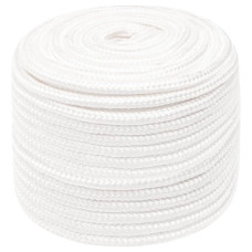 Frânghie De Barcă, Alb Complet, 12 Mm, 100 M, Polipropilenă