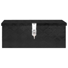 Cutie De Depozitare, Negru, 60X23,5X23 Cm, Aluminiu