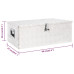 Cutie De Depozitare, Argintiu, 90X47X33,5 Cm, Aluminiu