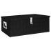 Cutie De Depozitare, Negru, 90X47X33,5 Cm, Aluminiu