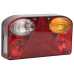Lumini Pentru Remorcă 2 Buc. Bec Clasic 12 V Roșu 23X6X13 Cm