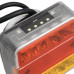 Lumini Pentru Remorcă, 2 Buc., Roșu, 10,5X7,5X10 Cm Bec Led 12V