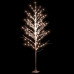 Mesteacăn Cu Led, Alb, 240 Led-Uri Alb Calde, 300 Cm