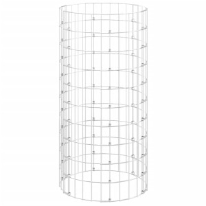 Compostor De Grădină, Ø50X100 Cm, Oțel Galvanizat