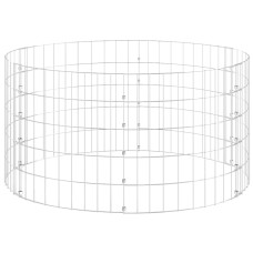 Compostor De Grădină, Ø100X50 Cm, Oțel Galvanizat
