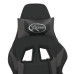 Scaun De Gaming Cu Masaj/Suport Picioare, Negru/Gri, Piele Eco