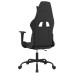 Scaun De Gaming Cu Masaj, Negru Și Verde Deschis, Textil