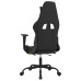 Scaun De Gaming Cu Masaj/Suport Picioare, Negru/Galben, Textil