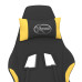 Scaun De Gaming Cu Masaj/Suport Picioare, Negru/Galben, Textil