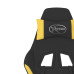Scaun De Gaming Cu Masaj/Suport Picioare, Negru/Galben, Textil