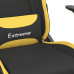 Scaun De Gaming Cu Masaj/Suport Picioare, Negru/Galben, Textil