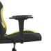 Scaun De Gaming Cu Masaj, Negru Și Verde Deschis, Textil