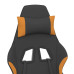 Scaun De Gaming Cu Masaj/Suport Picioare, Negru / Oranj, Textil