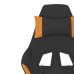 Scaun De Gaming Cu Masaj/Suport Picioare, Negru / Oranj, Textil