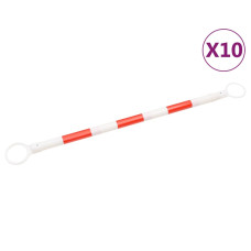 Bare Retractabile De Conuri De Trafic 10 Buc. 116-197 Cm Abs