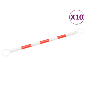Bare Retractabile De Conuri De Trafic 10 Buc. 116-197 Cm Abs