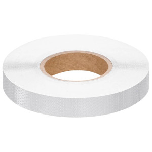 Banda Reflectorizantă, Alb, 2,5 Cmx50 M Pvc