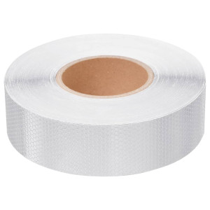 Banda Reflectorizantă, Alb, 5 Cm X 50 M, Pvc