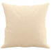 Perne Decorative 2 Buc. Crem 40X40 Cm, Material Textil