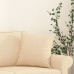 Perne Decorative 2 Buc. Crem 40X40 Cm, Material Textil