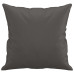 Perne Decorative, 2 Buc., Gri, 40X40 Cm, Piele Ecologică