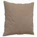 Perne Decorative, 2 Buc., Cappuccino, 40X40 Cm, Piele Ecologică