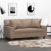 Perne Decorative, 2 Buc., Cappuccino, 40X40 Cm, Piele Ecologică